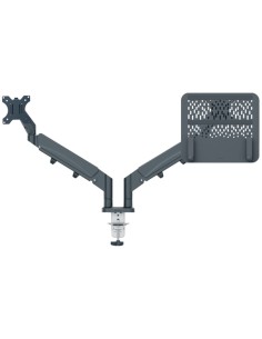 Imagen 1 - ▷ BRAZO LEITZ DUAL PARA MONITOR Y PORTÁTIL ERGO SPACESAVING, GRIS OSCURO | Taine ▷ BRAZO LEITZ DUAL PARA MONITOR Y PORTÁTIL ERGO SPACESAVING, GRIS OSCURO | Taine - Imagen 1