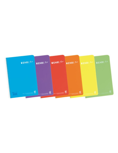 ▷ CUADERNO ENRI FOLIO PAUTA 2,5 MM PLUS 90GR 80HJ TP | Taine - Imagen 1