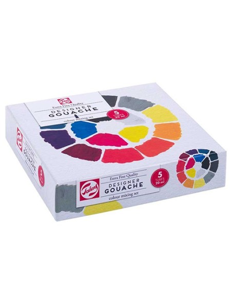 ▷ SET 5 TUBOS 5ML TEMPERA TALENS GOUCHE | Taine - Imagen 1