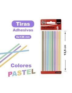 Imagen 1 - ▷ SET NOTAS ADHESIVAS TIRAS PASTEL FIXO 8X20UN | Taine ▷ SET NOTAS ADHESIVAS TIRAS PASTEL FIXO 8X20UN | Taine - Imagen 1