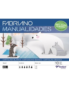 Imagen 1 - ▷ CUADERNO FABRIANO MANUALIDADES CARTULINAS COLOR - BLOC - 10 H | Taine ▷ CUADERNO FABRIANO MANUALIDADES CARTULINAS COLOR - BLOC - 10 H | Taine - Imagen 1