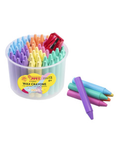Imagen 1 - ▷ CERAS WAX CRAYONS JUMBO BOTE CON 60 CERAS COLORES PASTEL+SACAPUNTAS JOVI | Taine ▷ CERAS WAX CRAYONS JUMBO BOTE CON 60 CERAS COLORES PASTEL+SACAPUNTAS JOVI | Taine - Imagen 1