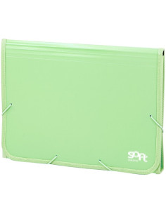 Imagen 1 - ▷ ACORDEON PP SOFT FOLIO 13 DPTOS RIBETE GOMA VERDE | Taine ▷ ACORDEON PP SOFT FOLIO 13 DPTOS RIBETE GOMA VERDE | Taine - Imagen 1