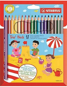 Imagen 1 - ▷ LAPICEROS STABILO COLOR CJ.18 UDS STABILO TRIO | Taine ▷ LAPICEROS STABILO COLOR CJ.18 UDS STABILO TRIO | Taine - Imagen 1