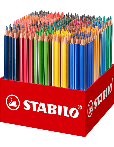 ▷ LAPICEROS COLOR SET ESCOLAR 300 UDS. 20 COLORES STABILO TRIO | Taine - Imagen 1