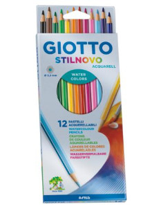 ▷ LAPICEROS COLOR GIOTTO ACUARELL CJ.12 UDS | Taine - Imagen 1