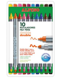 ▷ ROTULADORES DOUBLE ALPINO | Taine - Imagen 1