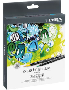Imagen 1 - ▷ ROTULADORES LYRA AQUA BRUSH ESTUCHE 36 UDS. SURTIDOS FILA | Taine ▷ ROTULADORES LYRA AQUA BRUSH ESTUCHE 36 UDS. SURTIDOS FILA | Taine - Imagen 1