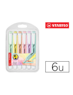 ▷ ROTULADORES STABILO 6 UDS SWING COOL PASTEL | Taine - Imagen 1