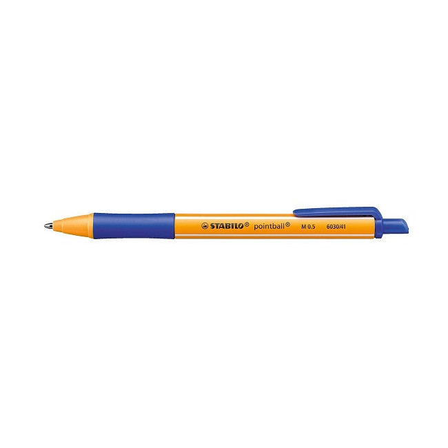 ▷ BOLIGRAFO STABILO RETRACTIL AZUL POINTBALL | Taine - Imagen 1