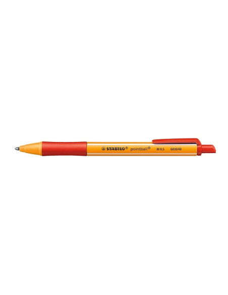 ▷ BOLIGRAFO STABILO RETRÁCTIL POINTBALL ROJO | Taine - Imagen 1