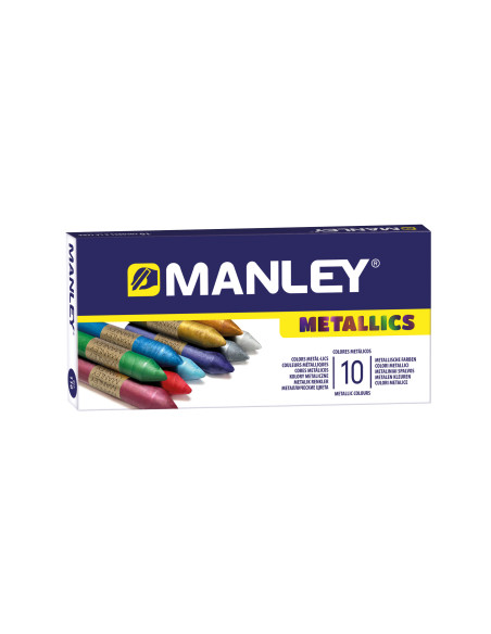 ▷ CERAS MANLEY COLORES METALICOS CJ.10 UDS. | Taine - Imagen 1