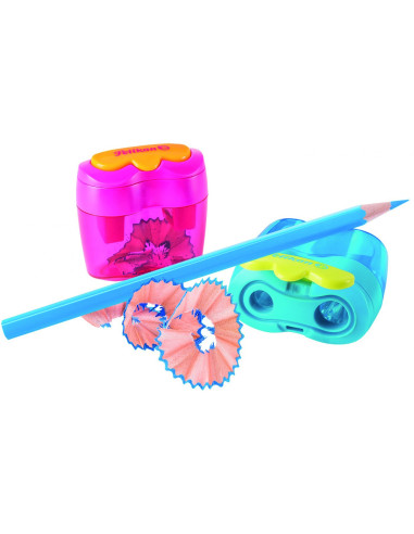 ▷ SACAPUNTAS FLOR 2 COLORES SURTIDOS PELIKAN | Taine - Imagen 1