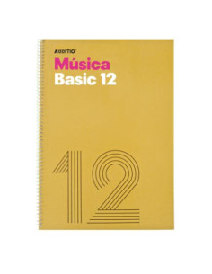 Imagen 1 - ▷ CUADERNO ADDITIO MUSICA 12 PENTAGRAMAS ESPIRAL 20HJ BASIC | Taine ▷ CUADERNO ADDITIO MUSICA 12 PENTAGRAMAS ESPIRAL 20HJ BASIC | Taine - Imagen 1