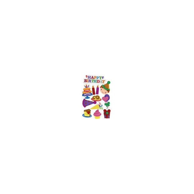 ▷ FIGURAS GOMA EVA FIXO KIDS 3D PURPURINA CUMPLE 1 | Taine - Imagen 1