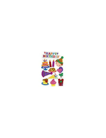 ▷ FIGURAS GOMA EVA FIXO KIDS 3D PURPURINA CUMPLE 1 | Taine - Imagen 1