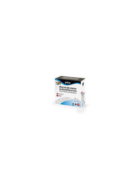 ▷ DISCOS PLICO BLANCO DE CIERRE AUTOADHESIVOS MACHO/HEMBRA 20MM 200 PARES | Taine - Imagen 1