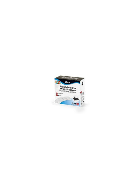 ▷ DISCOS PLICO NEGRO DE CIERRE AUTOADHESIVOS MACHO/HEMBRA 20MM 200 PARES | Taine - Imagen 1