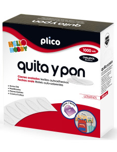 ▷ QUITA Y PON PLICO MINI CIERRES VELCRO OVALADOS | Taine - Imagen 1