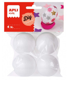 ▷ BOLAS APLI POREXPAN Ø45MM. 4U. | Taine - Imagen 1