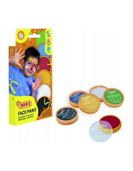 ▷ MAQUILLAJE CREMA 6 BOTES 8ML SURTIDOS JOVI FACE PAINT | Taine - Imagen 1