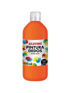 Imagen 1 - ▷ PINTURA DE DEDOS BOTELLA 500 ML NARANJA MASATS | Taine ▷ PINTURA DE DEDOS BOTELLA 500 ML NARANJA MASATS | Taine - Imagen 1