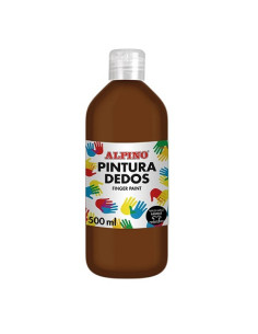 Imagen 1 - ▷ PINTURA DE DEDOS BOTELLA 500 ML MARRON MASATS | Taine ▷ PINTURA DE DEDOS BOTELLA 500 ML MARRON MASATS | Taine - Imagen 1