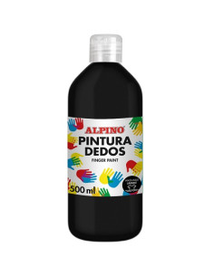 Imagen 1 - ▷ PINTURA DE DEDOS BOTELLA 500 ML NEGRO MASATS | Taine ▷ PINTURA DE DEDOS BOTELLA 500 ML NEGRO MASATS | Taine - Imagen 1