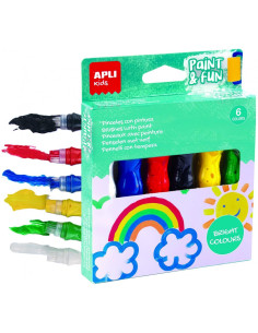 ▷ TEMPERA APLI EN TUBO CON PINCEL | Taine - Imagen 1