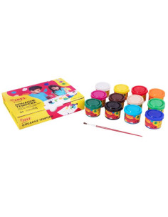 Imagen 1 - ▷ TEMPERA GOUACHE ESTUCHE 12 BOTES 35 ML COLORES SURTIDOS + PINCEL JOVI | Taine ▷ TEMPERA GOUACHE ESTUCHE 12 BOTES 35 ML COLORES SURTIDOS + PINCEL JOVI | Taine - Imagen 1