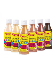 Imagen 1 - ▷ TEMPERA JOVI PAINT BOTELLA 250M SURTIDOS 6 COLORES MULTICULTURAL | Taine ▷ TEMPERA JOVI PAINT BOTELLA 250M SURTIDOS 6 COLORES MULTICULTURAL | Taine - Imagen 1