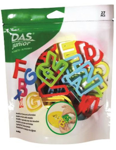Imagen 1 - ▷ ACCESORIOS MODELAJE LETRAS. BOTE 26 + 1 UDS. DAS JUNIOR | Taine ▷ ACCESORIOS MODELAJE LETRAS. BOTE 26 + 1 UDS. DAS JUNIOR | Taine - Imagen 1