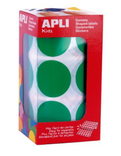 Imagen 1 - ▷ GOMETS APLI VERDE REDONDOS 30MM ROLLO | Taine ▷ GOMETS APLI VERDE REDONDOS 30MM ROLLO | Taine - Imagen 1