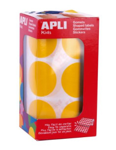Imagen 1 - ▷ GOMETS APLI AMARILLO REDONDO 33MM ROLLO 708U | Taine ▷ GOMETS APLI AMARILLO REDONDO 33MM ROLLO 708U | Taine - Imagen 1
