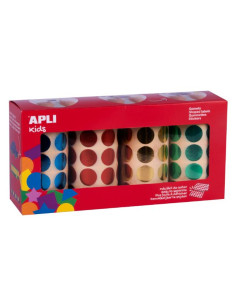Imagen 1 - ▷ ROLLOS APLI GOMETS METALIZADOS REDONDOS Ø 20 MM AZUL, ROJO, AMARILLO Y VERDE | Taine ▷ ROLLOS APLI GOMETS METALIZADOS REDONDOS Ø 20 MM AZUL, ROJO, AMARILLO Y VERDE | Taine - Imagen 1