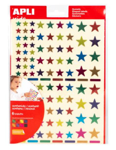 Imagen 1 - ▷ GOMETS APLI ESTRELLAS MULTICOLOR METALIZADAS PERMANENTES 6HJ | Taine ▷ GOMETS APLI ESTRELLAS MULTICOLOR METALIZADAS PERMANENTES 6HJ | Taine - Imagen 1