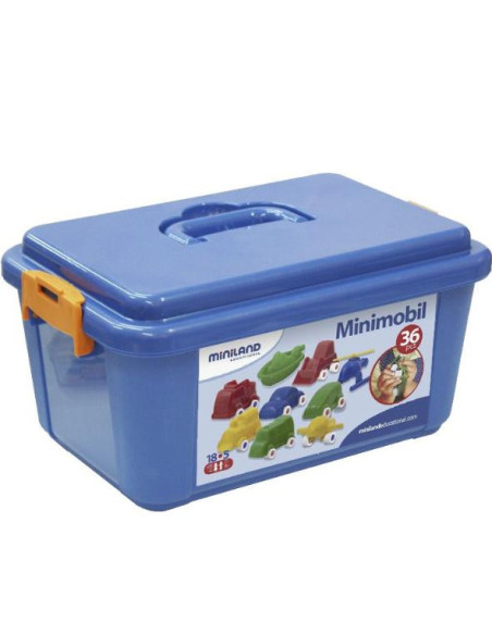 ▷ VEHICULOS PLASTICO CONTENEDOR 36 UDS. MINIMOBIL MINILAND | Taine - Imagen 1
