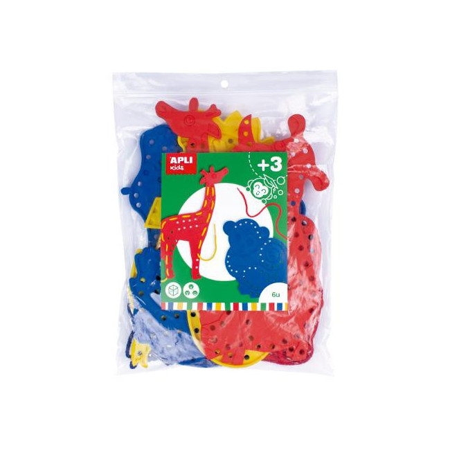 ▷ ANIMALES APLI PARA HILAR 6UDS + 18CORDONES | Taine - Imagen 1