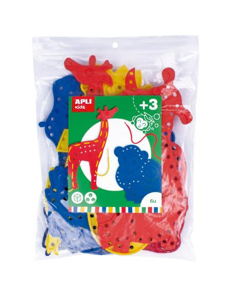▷ ANIMALES APLI PARA HILAR 6UDS + 18CORDONES | Taine - Imagen 1