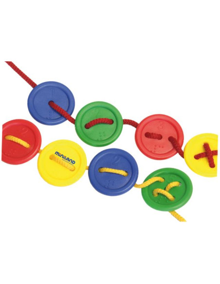 ▷ ENSARTAR MINILAND BOTONES BOTE 140 UDS + 10 CORDONES | Taine - Imagen 1