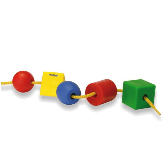 ▷ ENSARTAR MINILAND FORMAS DIVERSAS 25MM 100 PIEZAS+10 CORDONES | Taine - Imagen 1