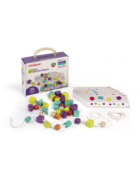 ▷ JUEGO MINILAND MATEMATICO ECO ACTIVITY SHAPES 32257 | Taine - Imagen 1