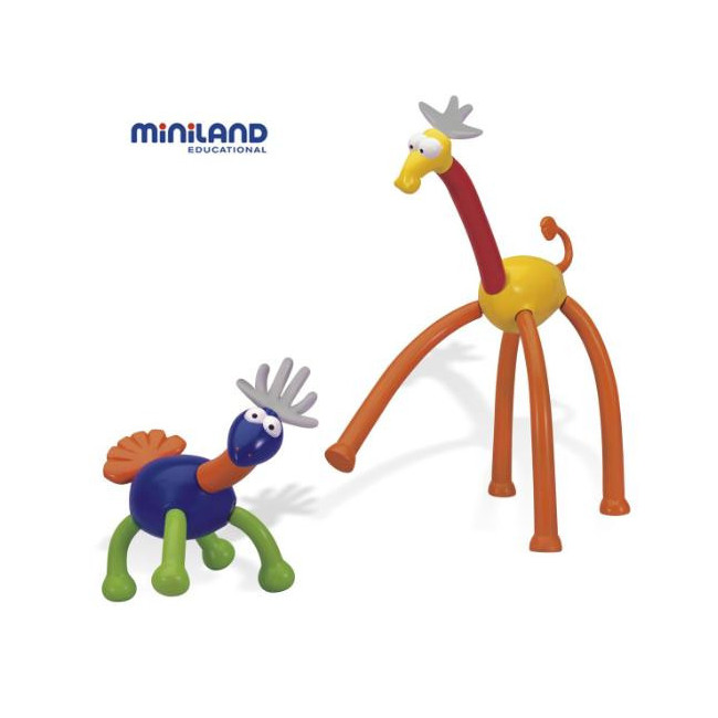 ▷ CONSTRUCCIONES MINILAND ANIMATCH ANIMALES 31 PIEZAS | Taine - Imagen 1