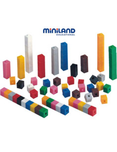 ▷ CUBOS MINILAND CM ENSARTABLES BOTE 100 UDS | Taine - Imagen 1