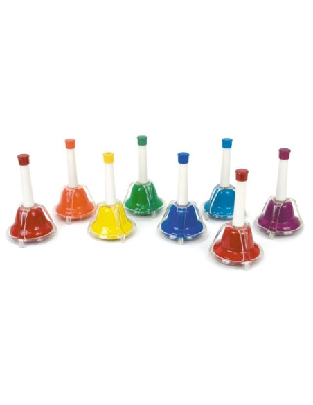 ▷ CAMPANAS FUZEAU IMPARA DE MESA Y DE MANO JUEGO 8UDS AFINADAS DO5 A DO6 | Taine - Imagen 1