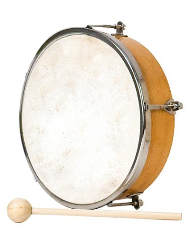 ▷ TAMBORILFUZEAU IMPARA PIEL NATURAL SIN CÍMBALOS 20 CM FUZEAU | Taine - Imagen 1