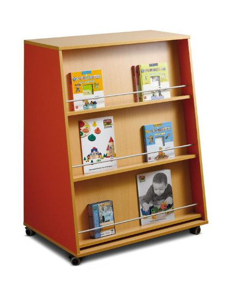 ▷ CARRO TAGAR EXPOSITOR LIBROS MOD.765 C/RUEDAS 90X60X120 | Taine - Imagen 1