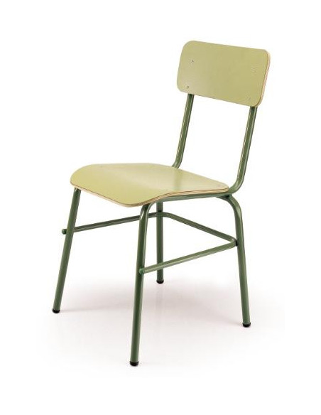 ▷ SILLA TAGAR ESCOLAR MOD.278 TUBO ACERO LAMINADO O TAPIZADO COLOR AA 36CM | Taine - Imagen 1