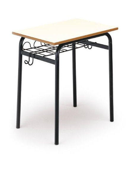 ▷ MESA TAGAR ESCOLAR MOD.277 BANDEJA REJILLA 60X40 ALT.60 COLOR | Taine - Imagen 1