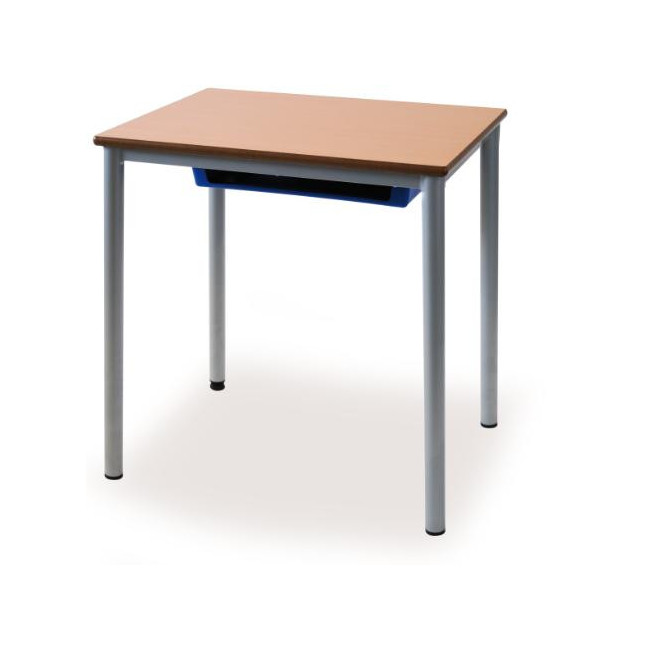 ▷ MESA ESCOLAR MOD.266 BANDEJA OPCIONAL PLÁSTICO 70X50 ALT.70 COLOR TAGAR | Taine - Imagen 1